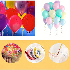 8 Rolls 10m Balloon Curling Ribbon String Roll Wedding Birthday Party Art Craft