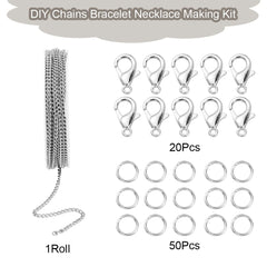 Iron Chain Lobster Clasp for Necklaces