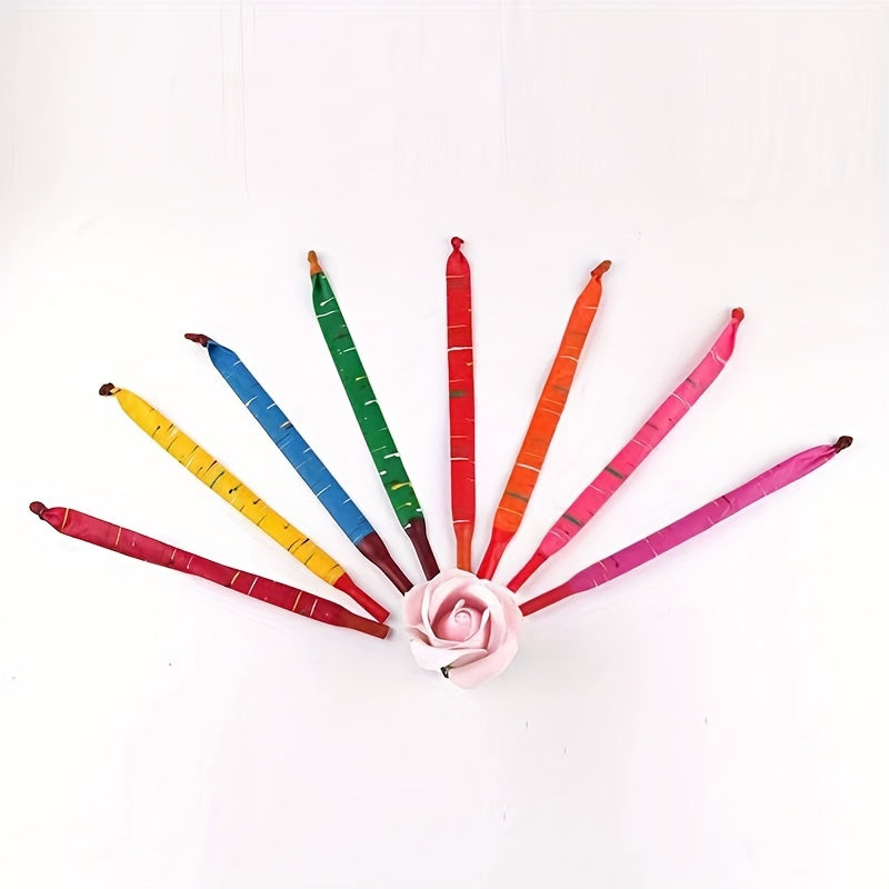 Rocket Balloon Long Strip Latex Toy Flying Weather Ball Decoration