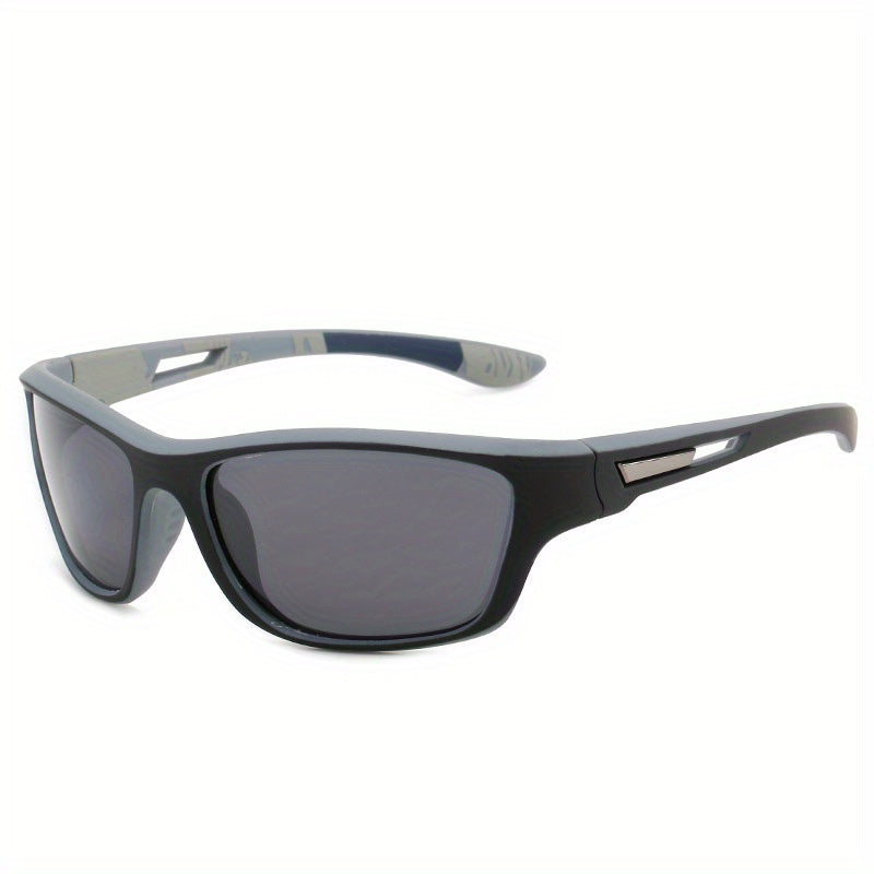 Sun Protection Square Frame Sports Sunglasses Colorful Lens PC Sports Glasses