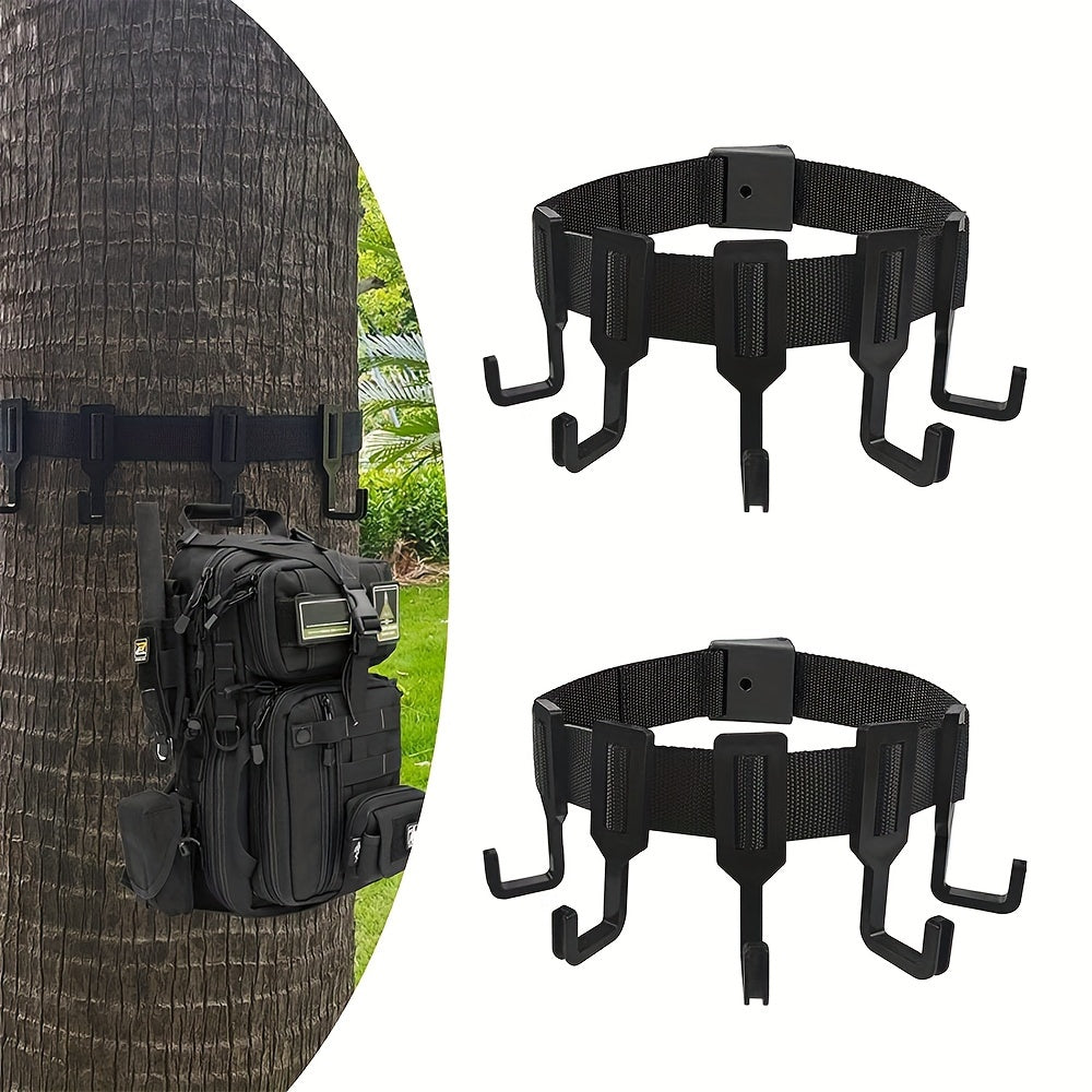 Treestand Strap Gear Hangers 5 Hooks Lightweight Holder