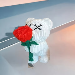 Adorable Bear Building Blocks 3D Puzzle for Family Activities
