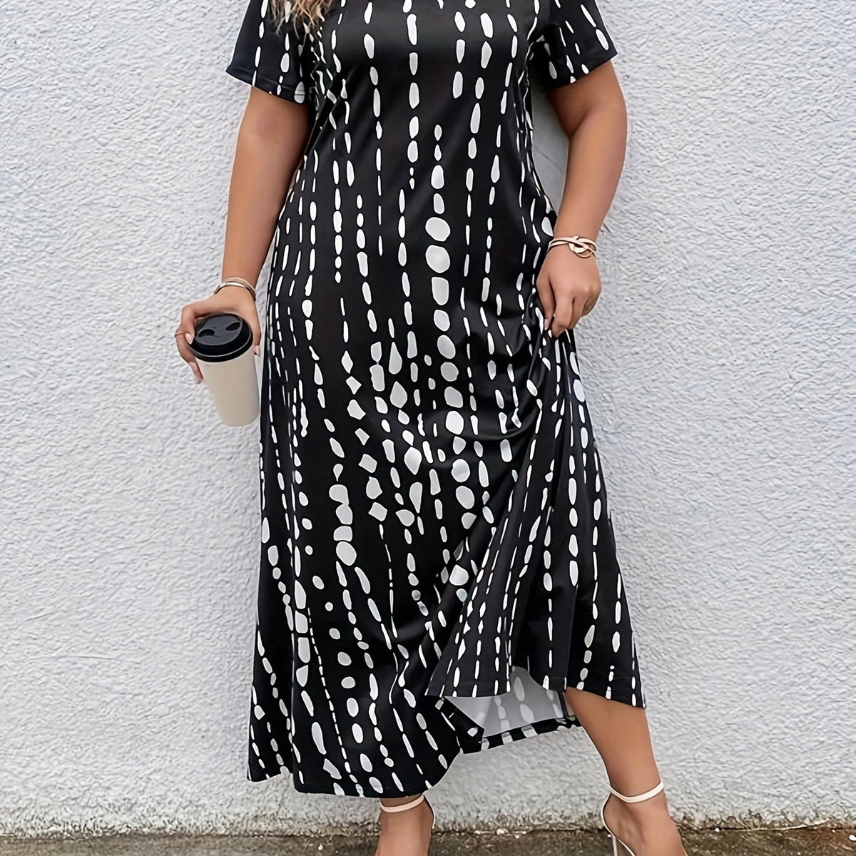 Tie Dye Maxi Dress Plus Size