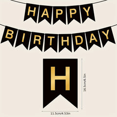 Happy Birthday Pull Flag Customization