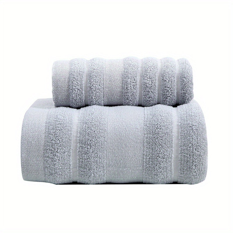 Soft Cotton Towel Set Quick Drying Absorbent Towels For Bathroom