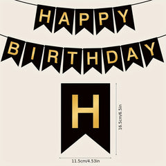 Happy Birthday Pull Flag Customization