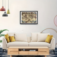 1000pcs Ancient Map & Famous Paintings Puzzle World Map for History Buffs