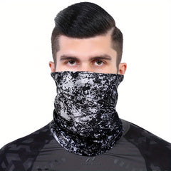 UV Protection Scarf with Ear Loops for Sports