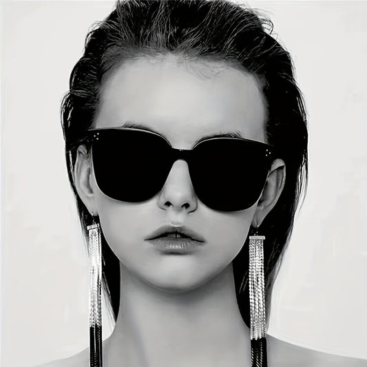 Cat Eye Sunglasses Rivet Detail Glasses UV400