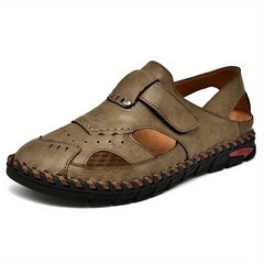 Men's Casual Sandals No Slip Wear resistant Superfine Fiber Solid Shoes