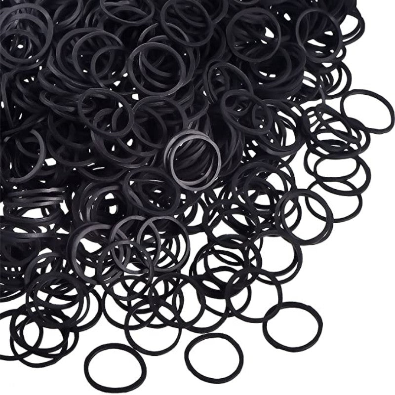 Small Elastic Hair Bands Colorful Ponytail Holder Rubber Bands