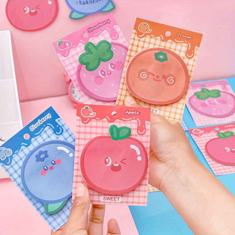 30 Sheets Fruit Shaped Sticky Notes Student Memo Pad N Times Sticker