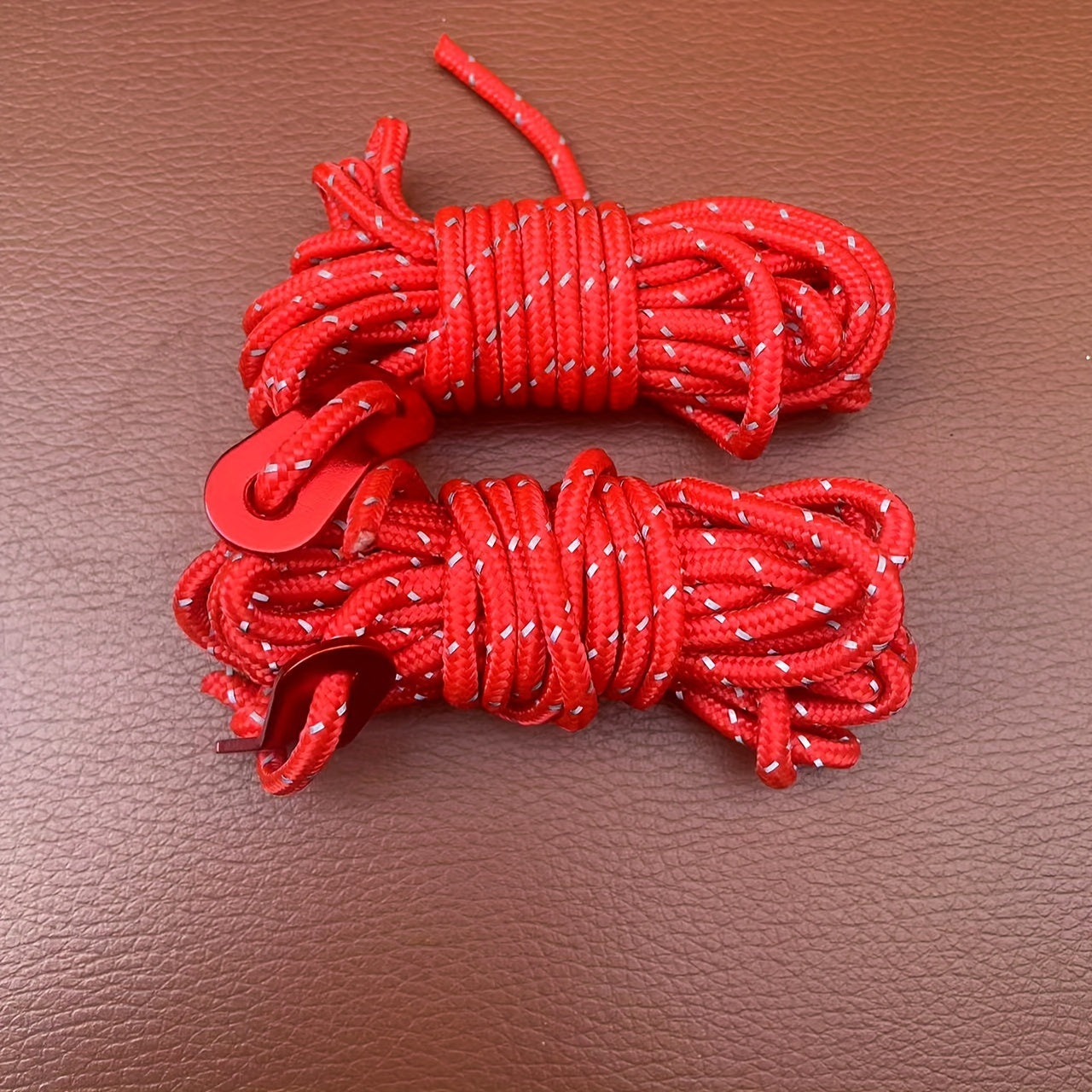 2pcs Windproof Reflective Rope for Camping with Buckle