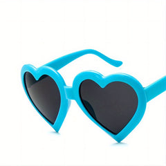 Heart Sunglasses For Women Men Block Wrap Around Eyewear UV400