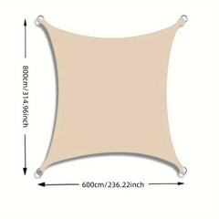 Rectangle Sun Shade Sail Canopy UV Block Outdoor Patio Carport