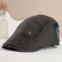 Embroidery Beret Men's Skull Cap Outdoor Leisure Sun Hat