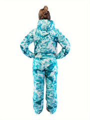 Winter Ski Jumpsuit Camouflage Waterproof Windproof Thermal