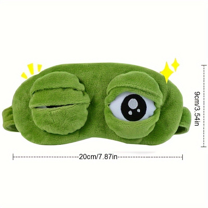 Funny Frog Sleep Eye Mask For Sleeping Halloween Gift