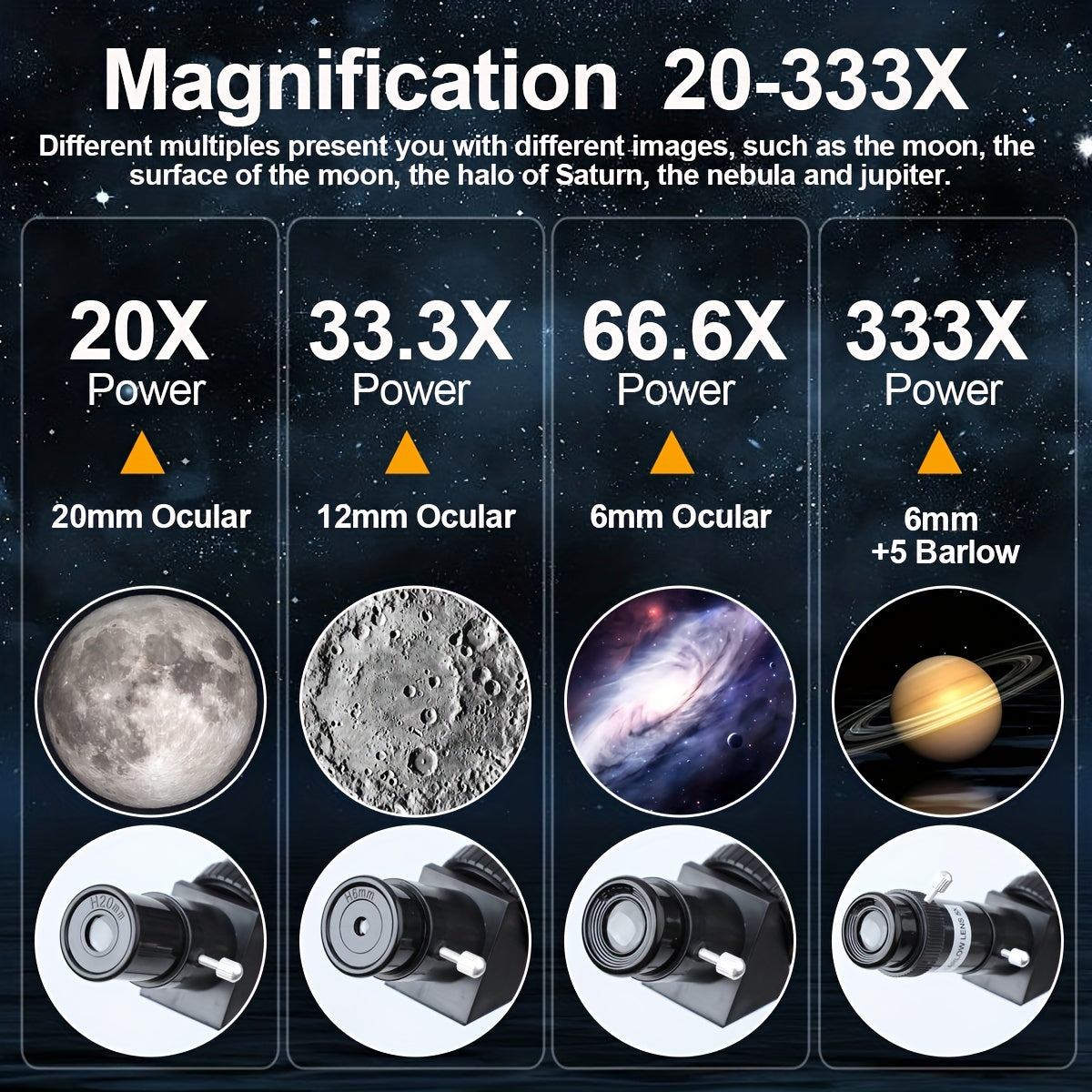 Professional Astronomical Telescope for Astronomy Enthusiasts