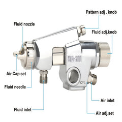 WA200 Pneumatic Air Power Spray Gun Painting Accessories