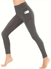  Sports Leggings Wide Waistband High Stretch Yoga Pants