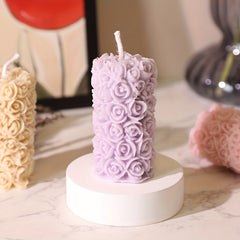 Rose Flower Aromatherapy Candle Holder for Gift