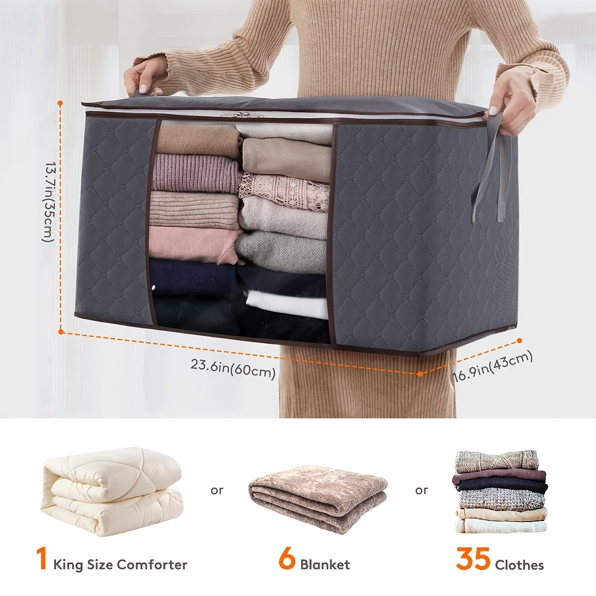 Large Capacity Baby Clothing Storage Bag
