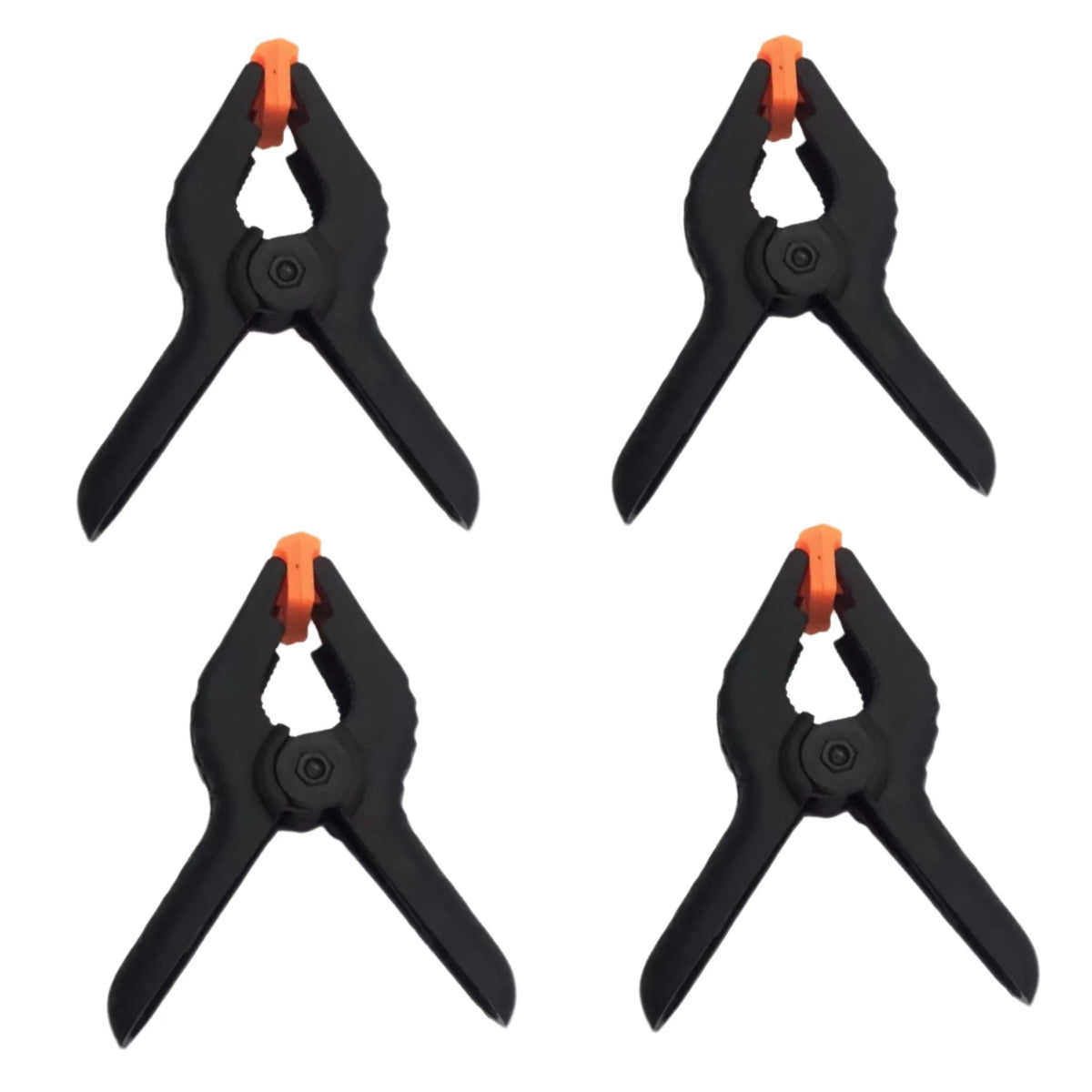 4pcs Plastic Spring Clamps Nylon Woodworking Clamps Retaining Clamps