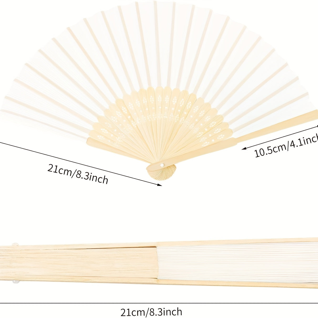 24pcs 21 08cm Folding Fans Lace Bag Wedding Party Decoration Handheld Fans