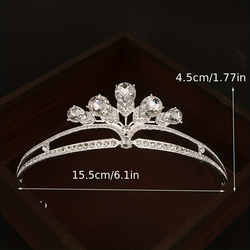 Rhinestone Crown Head Jewelry for Women