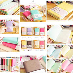 Mini Smiley Face Journal Set with PU Leather Case