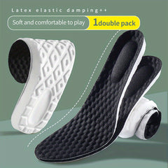 Men's Soft Foot Support Insoles Latex Memory Foam Orthopedic Sports Insoles