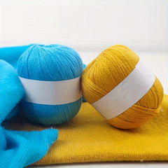 2pcs Hand Woven Cashmere Scarf Sweater Thread DIY Yarn 50g pc
