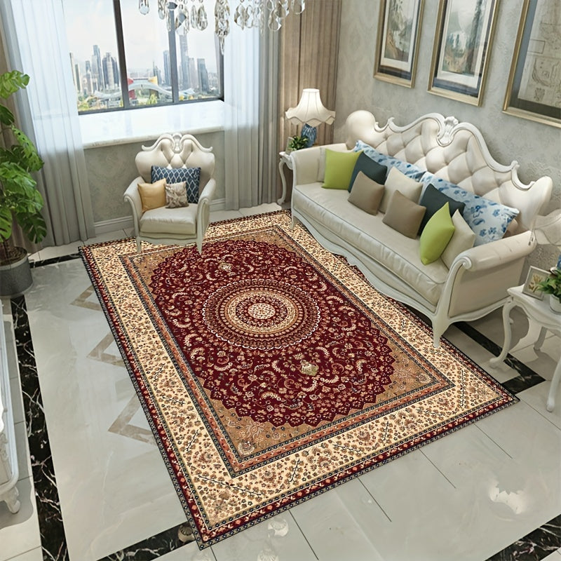 Boho Faux Sheepskin Kitchen Rug Soft Anti Fatigue Mat