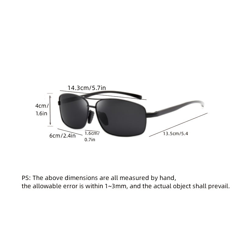 High Polarized Sunglasses Men's Rectangular Driv