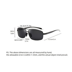 High Polarized Sunglasses Men's Rectangular Driv