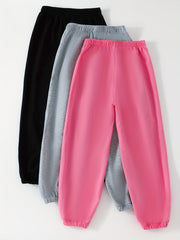 3pcs CALIFORNCA Letter Boys Active Sweatpants Jogger Sports Pants