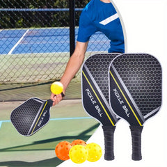 Carbon Fiber Pickleball Paddle Set with Rackets