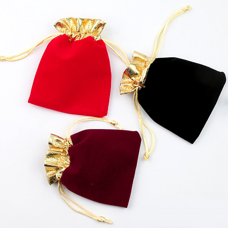 10pcs Velvet Drawstring Gift Bag Wedding Jewellery Candy Packaging Pouches Bag