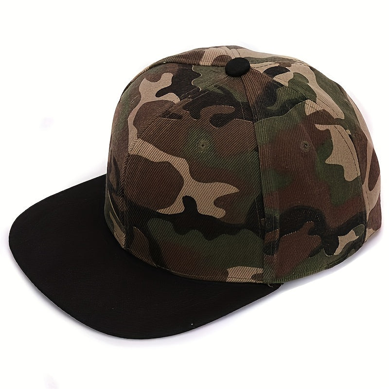Men's Camo Baseball Cap Sun Protection for Spring Summer Autumn