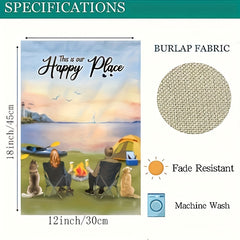 Custom Double Sided Garden Flag for Four Seasons Outdoor Decoration