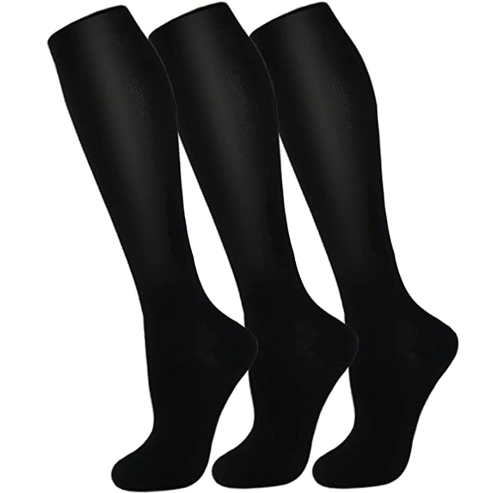 3 Pairs Anti-Slip Compression Socks for Outdoor Activities