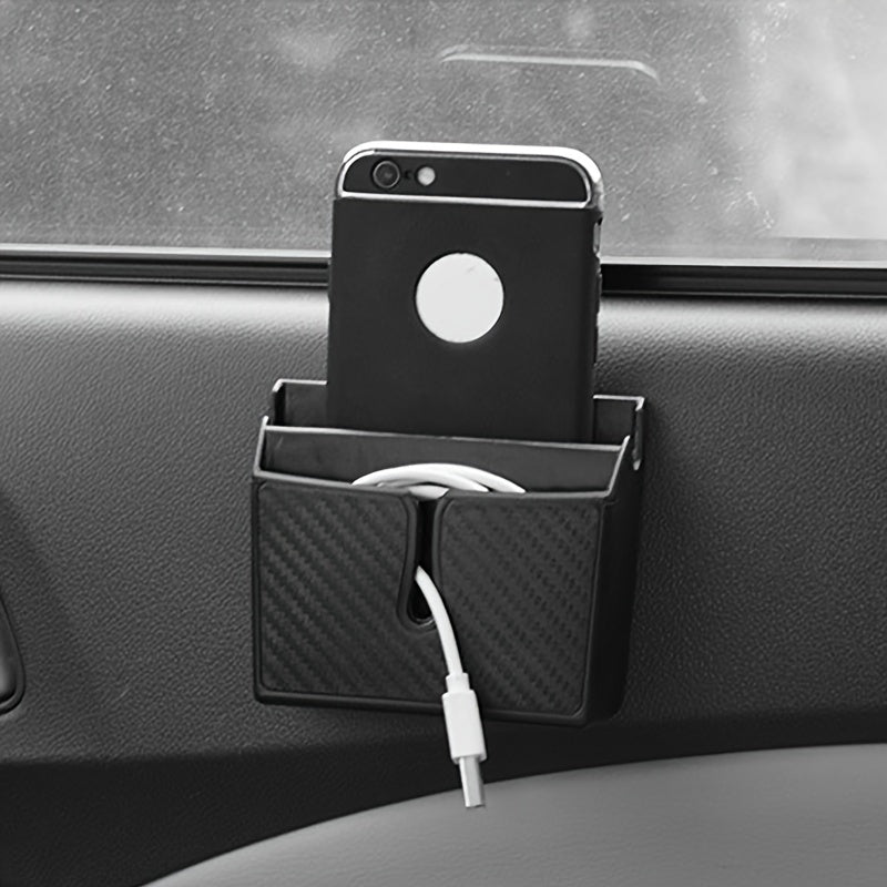 Multifunctional Car Storage Box Double Layer Self Adhesive