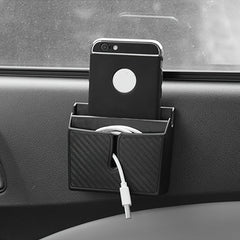 Multifunctional Car Storage Box Double Layer Self Adhesive