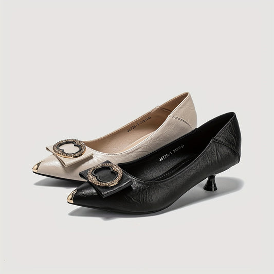 Women's Rhinestone Stiletto Heels Pointed Toe Pumps