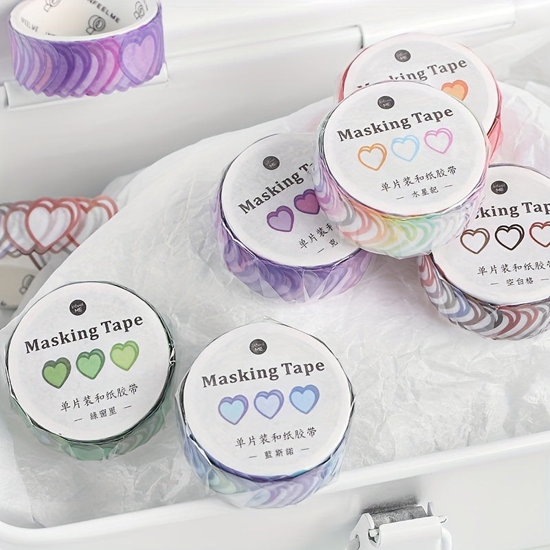 Heart Decoration Washi Masking Tape for Scrapbooking Stationary School Supplies