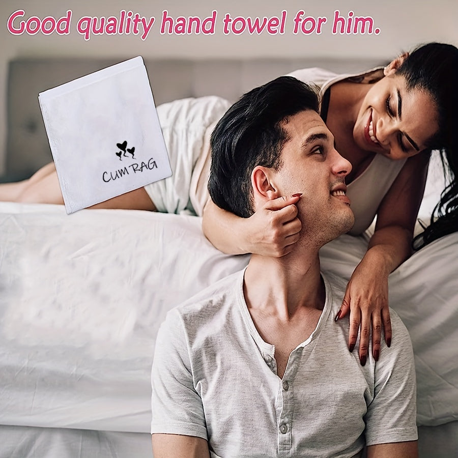 Embroidered Square Towel Romantic Washcloth Holiday Wedding Gift 30x30cm