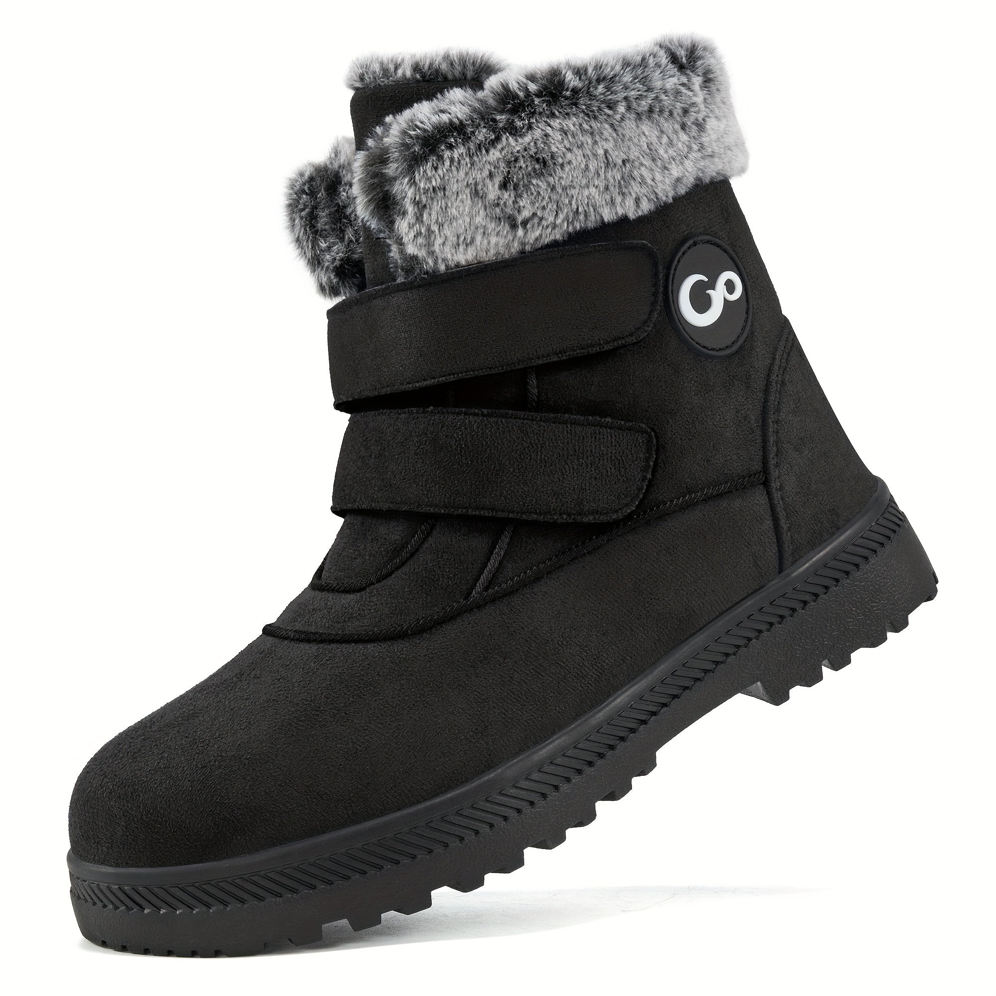 Plush Lined Waterproof Snow Boots Fall Winter Outdoor Shoes