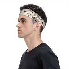 Vintage Inspired Breathable Headband for Sports & Casual Wear