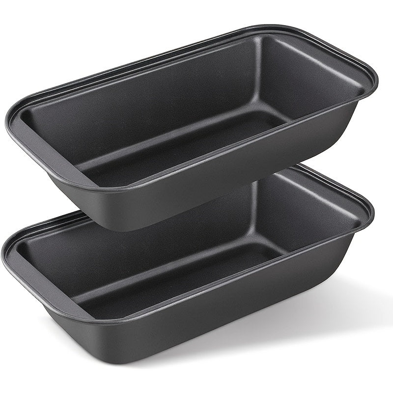 2pcs Non Stick Carbon Steel Bread Pan for Home and Outdoor Use